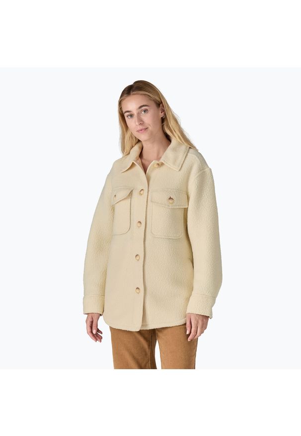 Kurtka damska Patagonia Retro Pile Shacket. Kolor: beżowy