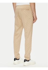 Guess Spodnie dresowe Korbin Z2BB05 FL04Q Beżowy Regular Fit. Kolor: beżowy. Materiał: syntetyk, bawełna #4