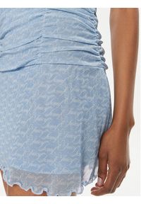 Juicy Couture Spódnica mini JCWGS23327 Niebieski Slim Fit. Kolor: niebieski. Materiał: syntetyk #4