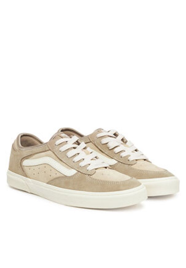 Vans Tenisówki Rowley Classic VN0009QJYZL1 Beżowy. Kolor: beżowy. Materiał: skóra, zamsz