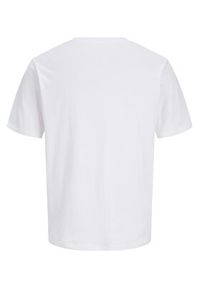 Jack & Jones T-Shirt Evin 12290173 Biały Regular Fit. Kolor: biały. Materiał: bawełna #4