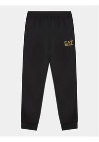 EA7 Emporio Armani Spodnie dresowe 8NBP51 BJ05Z 0200 Czarny Regular Fit. Kolor: czarny. Materiał: bawełna
