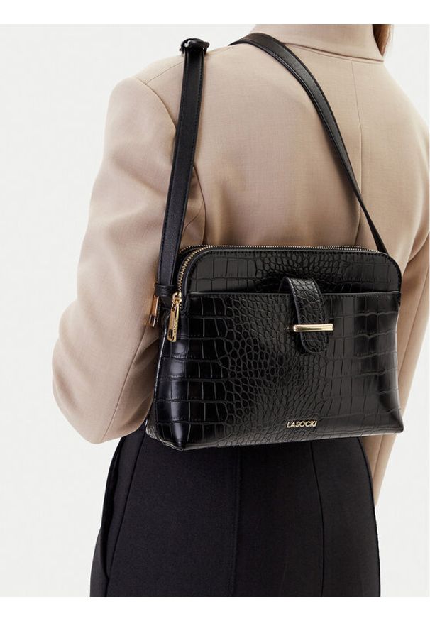 Lasocki Torebka C-LSK-H-001-08 Czarny. Kolor: czarny