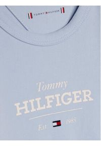TOMMY HILFIGER - Tommy Hilfiger Body dziecięce Monotype Logo KN0KN01974 Błękitny. Kolor: niebieski. Materiał: bawełna