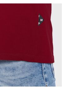 Imperial T-Shirt TK42EDTL Bordowy Regular Fit. Kolor: czerwony. Materiał: bawełna #4