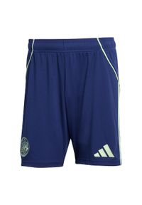 Adidas - Szorty Ajax Amsterdam 25/26 Away. Kolor: niebieski. Sport: piłka nożna