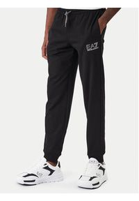 EA7 Emporio Armani Dres 7M001318 AF13512 UC001 Czarny Regular Fit. Kolor: czarny. Materiał: bawełna #6