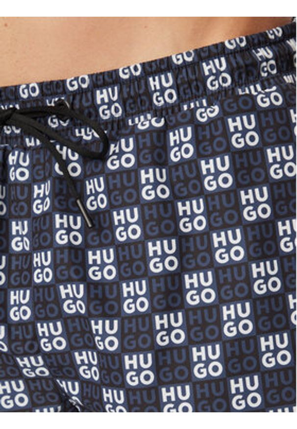 Hugo - HUGO Szorty kąpielowe Aaron 50556792 Granatowy Regular Fit. Kolor: niebieski. Materiał: syntetyk