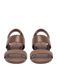 Gino Rossi - GINO ROSSI Sandały C-LP355740-1 Brązowy. Kolor: brązowy. Materiał: skóra #4