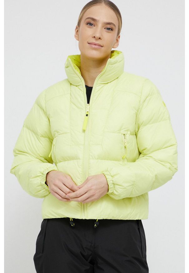 Helly Hansen Kurtka dwustronna damska kolor zielony zimowa. Okazja: na co dzień. Kolor: zielony. Materiał: materiał. Sezon: zima. Styl: casual