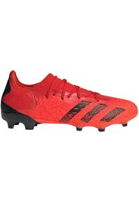 Adidas - Buty piłkarskie adidas Predator Freak.3 L Fg M FY6289 wielokolorowe czerwone. Kolor: wielokolorowy. Szerokość cholewki: normalna. Sport: piłka nożna #1