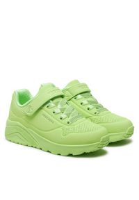 skechers - Skechers Sneakersy Uno Lite 310451L/LTGR Zielony. Kolor: zielony. Materiał: skóra #3