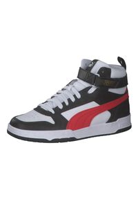 Buty do chodzenia męskie Puma Rbd Game. Okazja: na co dzień. Wysokość cholewki: za kostkę. Zapięcie: sznurówki. Kolor: czerwony, biały, wielokolorowy. Materiał: guma, syntetyk, materiał. Szerokość cholewki: normalna. Sport: turystyka piesza