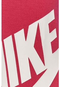 Nike Sportswear - Legginsy. Stan: podwyższony. Kolor: różowy. Wzór: nadruk