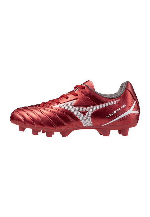 Dziecięce buty piłkarskie Mizuno Monarcida Neo 3 Sel FG. Kolor: czerwony, biały, wielokolorowy. Sport: piłka nożna