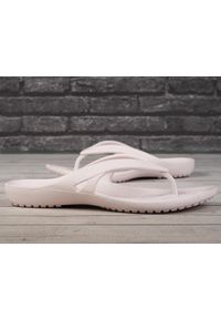 Japonki damskie sportowe Crocs KADEE II FLIP. Kolor: różowy. Styl: sportowy