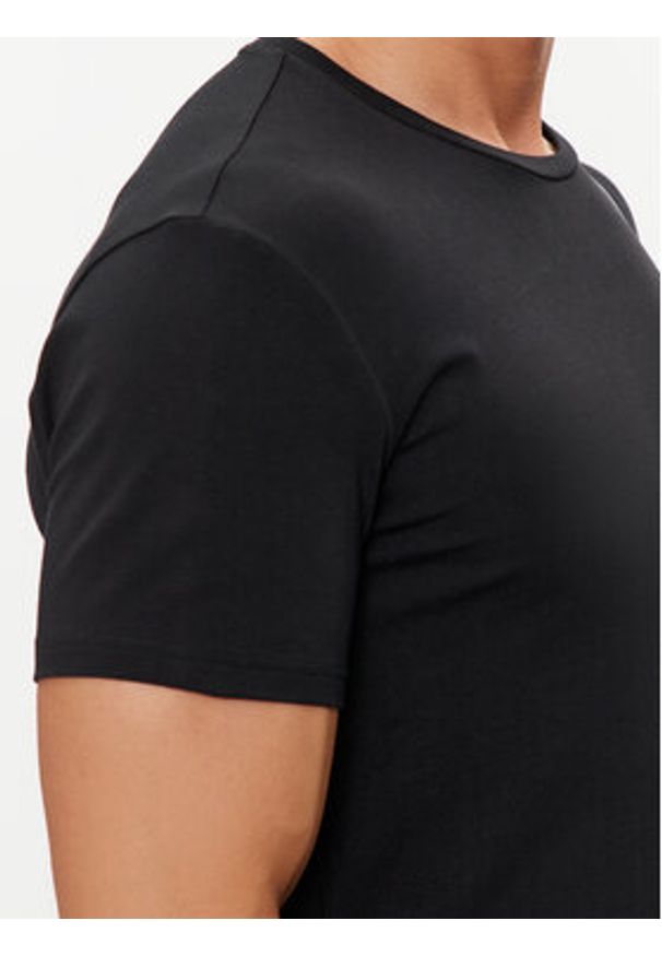 Emporio Armani Underwear T-Shirt 111971 4R525 00020 Czarny Slim Fit. Kolor: czarny. Materiał: bawełna