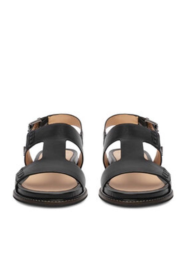 U.S. Polo Assn. Sandały EO-ADELI002W/6L1 Czarny. Kolor: czarny. Materiał: skóra