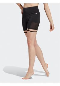 Adidas - adidas Szorty sportowe Train Essentials Dance High-Waisted Short Leggings HT5429 Czarny. Kolor: czarny. Materiał: syntetyk