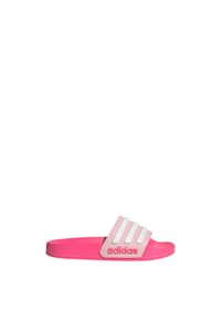 Adidas - Klapki Adilette Shower. Kolor: wielokolorowy, biały, różowy. Styl: sportowy #1