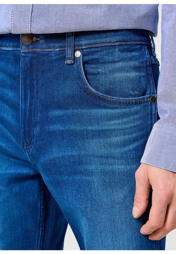 Wrangler - WRANGLER MĘSKIE SPODNIE JEANSOWE WRANGLER GREENSBORO BLUE JAM 112357412