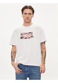 Pepe Jeans T-Shirt Clag PM509384 Biały Regular Fit. Kolor: biały. Materiał: bawełna
