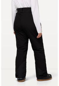 ULLA POPKEN - Damskie Spodnie funkcyjne HYPRAR wodoodporne zapięcie na rzep. Kolekcja: plus size. Kolor: czarny. Materiał: elastan, poliester, materiał. Sezon: zima. Sport: narciarstwo