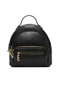 Love Moschino - LOVE MOSCHINO Plecak JC4344PP0NKA0000 Czarny. Kolor: czarny. Materiał: skóra