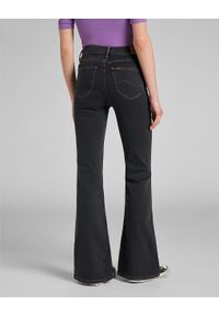 Lee - DAMSKIE SPODNIE JEANSOWE LEE BREESE WASHED BLACK L32YSYUO #4