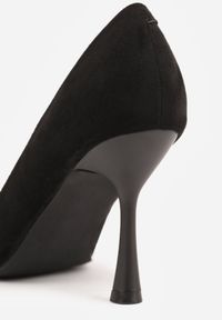 Born2be - Czarne Szpilki Vices ze Skórzaną Wkładką Afurriva. Okazja: na co dzień. Kolor: czarny. Materiał: skóra. Obcas: na szpilce. Styl: casual, elegancki #7