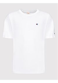 Champion T-Shirt Small C Logo 216548 Biały Muscle Fit. Kolor: biały. Materiał: bawełna