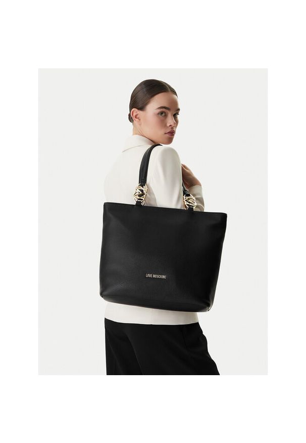 Love Moschino - Torebka LOVE MOSCHINO. Kolor: czarny