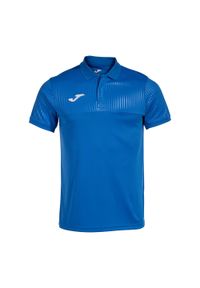 Koszulka polo męska Joma Montreal. Typ kołnierza: polo. Kolor: niebieski. Materiał: mesh. Sport: tenis
