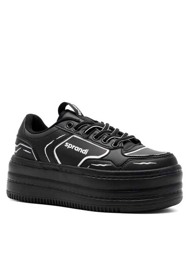 Sprandi Sneakersy WP40-22168Y Czarny. Kolor: czarny