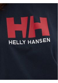 Helly Hansen T-Shirt Logo 33979 Granatowy Regular Fit. Kolor: niebieski. Materiał: bawełna #3