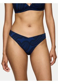 Triumph Dół od bikini Flex Smart Summer 10222143 Granatowy. Kolor: niebieski. Materiał: syntetyk