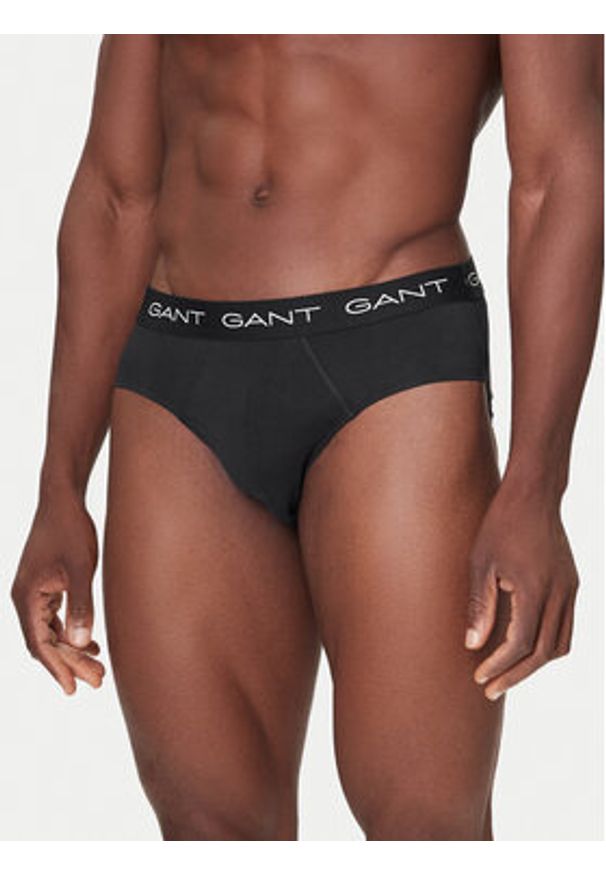 GANT - Gant Komplet slipów 900023001 Czarny. Kolor: czarny. Materiał: bawełna