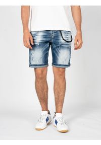 Xagon Szorty "Denin Shorts" | MR 229 | Mężczyzna | Niebieski. Okazja: na co dzień. Kolor: niebieski. Materiał: bawełna, elastan. Sezon: lato. Styl: casual, elegancki #4