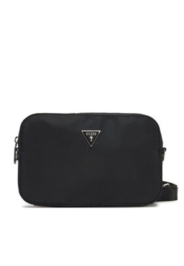 Guess Saszetka PMMINY P5245 Czarny. Kolor: czarny. Materiał: materiał