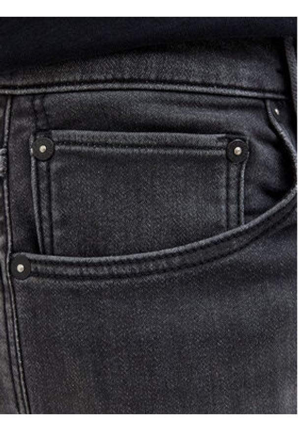 Jack & Jones Szorty jeansowe Rick 12269501 Szary Regular Fit. Kolor: szary. Materiał: bawełna