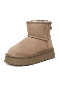 Badura Śniegowce C-WFA-01-H Szary. Kolor: szary. Materiał: skóra, zamsz #5