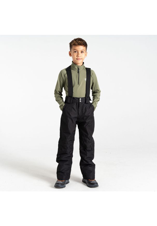 DARE 2B - Motive Kids Spodnie narciarskie. Kolor: czarny. Materiał: poliester. Sezon: zima. Sport: narciarstwo