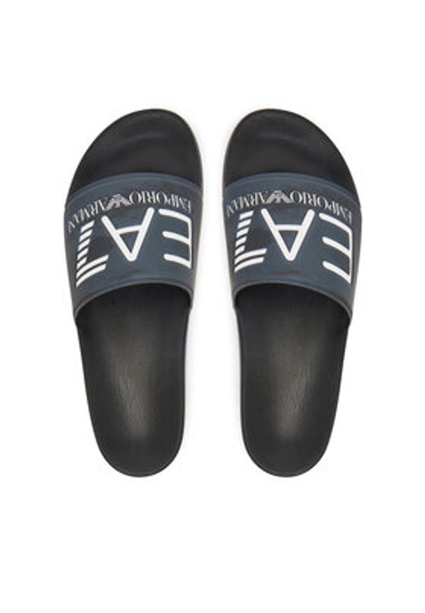 EA7 Emporio Armani Klapki 7X000108 AF15118 MC135 Czarny. Kolor: czarny. Materiał: syntetyk