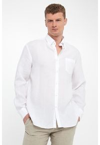 PAUL & SHARK - Koszula męska lniana PAUL&SHARK. Materiał: len #1