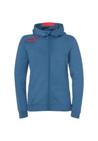 KEMPA - Bluza z kapturem dla kobiet Kempa Player. Typ kołnierza: kaptur. Kolor: czerwony, wielokolorowy, szary. Materiał: dresówka
