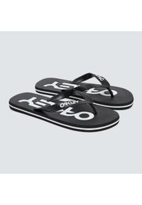 Japonki plażowe męskie Oakley College Flip Flop. Okazja: na plażę. Kolor: czarny. Styl: sportowy