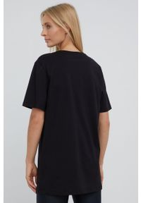 EA7 Emporio Armani t-shirt bawełniany kolor czarny. Okazja: na co dzień. Kolor: czarny. Materiał: bawełna. Długość rękawa: krótki rękaw. Długość: krótkie. Styl: casual #5