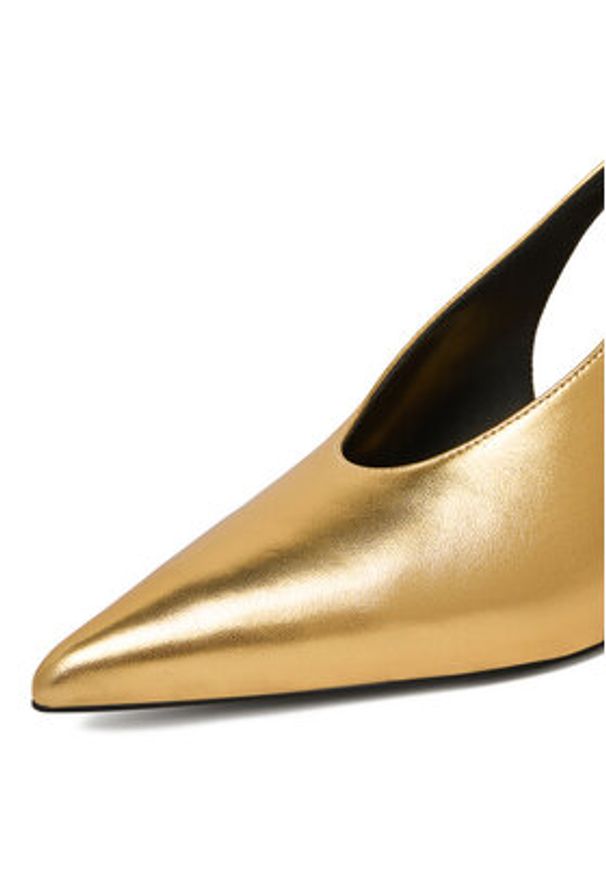 Gino Rossi - GINO ROSSI Czółenka CEO-ROSE-LT2678-1-N Złoty. Kolor: złoty. Materiał: skóra