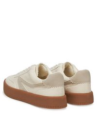 DeeZee Sneakersy AM25241 Beżowy. Kolor: beżowy. Materiał: skóra