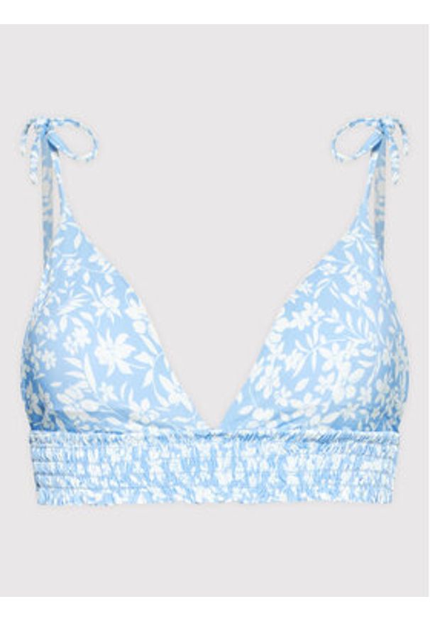 Pieces Góra od bikini Veronica 17121156 Błękitny. Kolor: niebieski. Materiał: syntetyk